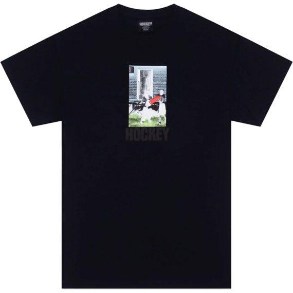 hockey tee shirt front yard (navy)