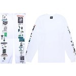 hockey tee shirt long sleeves summoned (white)