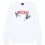hockey tee shirt long sleeves vandals (white)