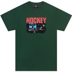 hockey tee shirt raw milk (green)