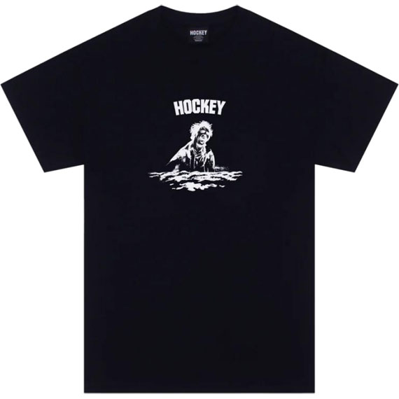 hockey tee shirt surface (black)
