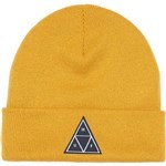 huf beanie essentials triple triangle (gold)