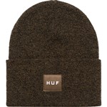 huf beanie melange box logo (bison)