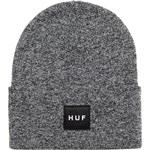 huf beanie melange box logo (black)