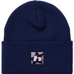 huf beanie star box logo (navy)