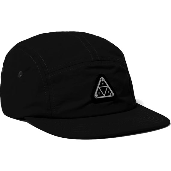 huf cap 5 panel volley metal triple triangle (black)