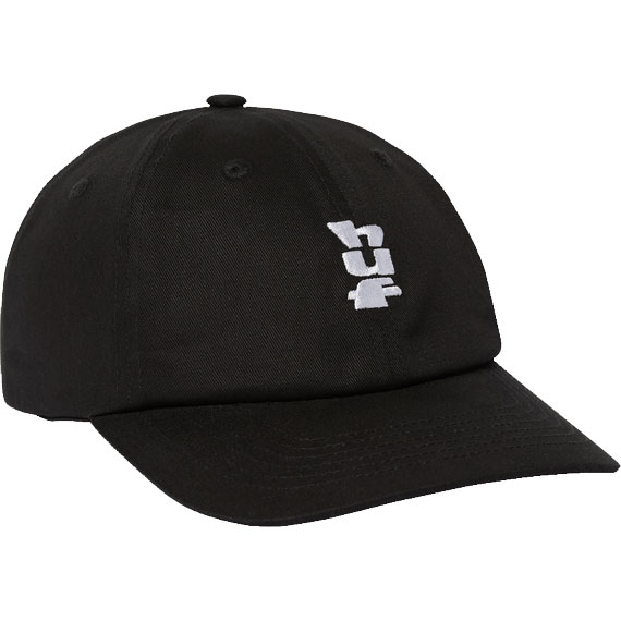 huf cap baseball polo curved visor set megablast (black)