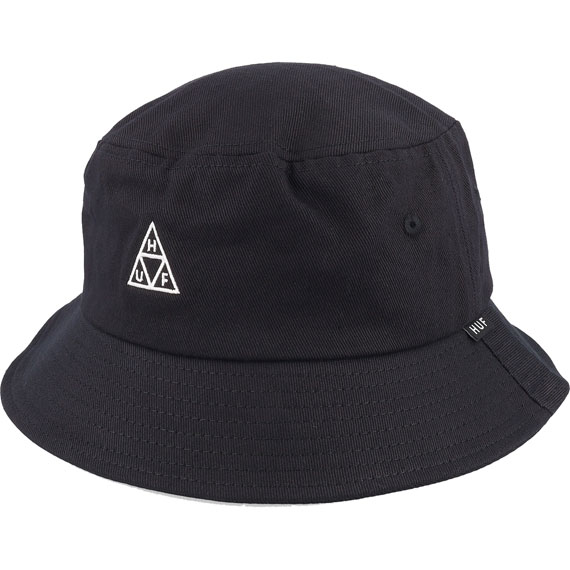 huf hat bucket bob set triple triangle (black)
