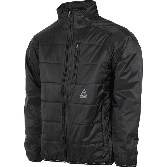 huf jacket geode puffy (black)