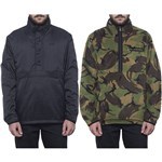 huf jacket quarter zip kumo (black) reversible