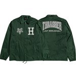 huf jacket thrasher coach coaches split (forest green)