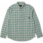huf shirt flannel long sleeves modal plaid (putty)