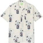 huf shirt short sleeves canned resort top (off white)