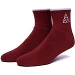 huf socks 1/4 emb. triple triangle (bloodstone)