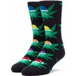 huf socks green helpers (black)
