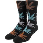 huf socks highlight plantlife (black)