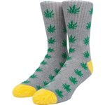 huf socks polka pots plantlife (grey heather)