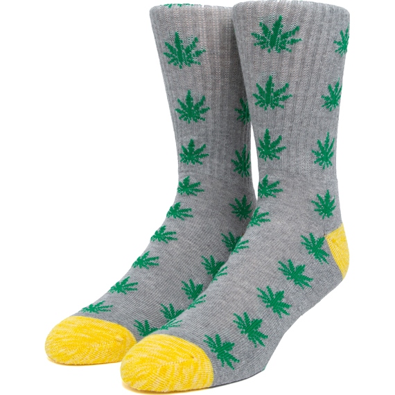 huf socks polka pots plantlife (grey heather)