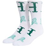 huf socks thrasher duality (white)