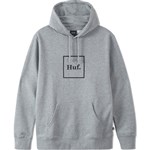 huf sweatshirt hood essentials box logo (grey heather)