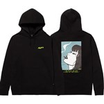 huf sweatshirt hood i feels good (black)