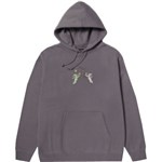 huf sweatshirt hood song (light plum)