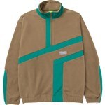 huf sweatshirt quarter zip mock neck polar range (olive)