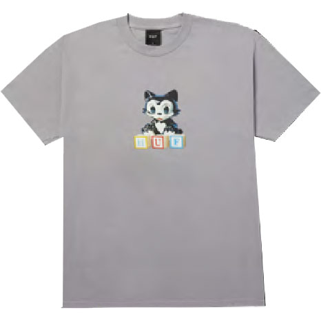 huf tee shirt blocks (lilac chalk)