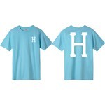 huf tee shirt essentials classic H (turquoise)