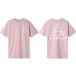 huf tee shirt essentials triple triangle (coral pink)