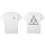 huf tee shirt essentials triple triangle (white)