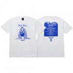 huf tee shirt heavyweight black moses (white)
