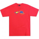 huf tee shirt rigion pat (tomato)