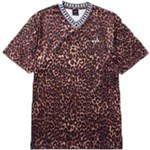 huf tee shirt soccer jersey terrace (leopard)