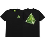 huf tee shirt tesseract triple triangle (black)