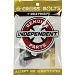 independent bolts genuine parts cross (black/gold) phillips 1
