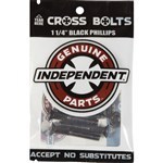 independent bolts genuine parts cross (black) phillips 1 1/4