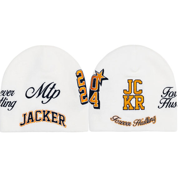 jacker beanie canardo (white)