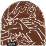 jacker beanie short horsica hairy (brown)