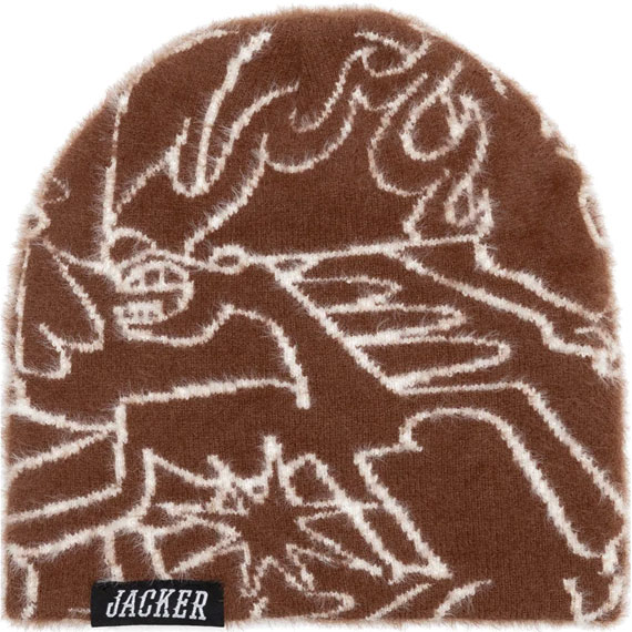 jacker beanie short horsica hairy (brown)