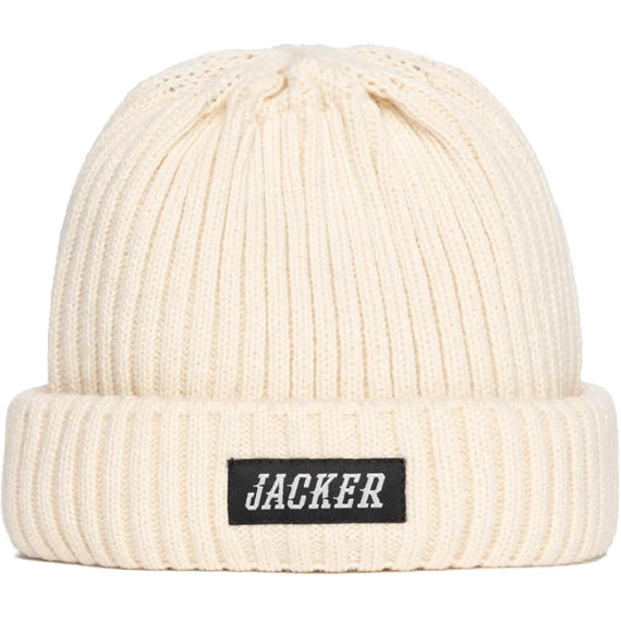jacker beanie short logo team (beige)