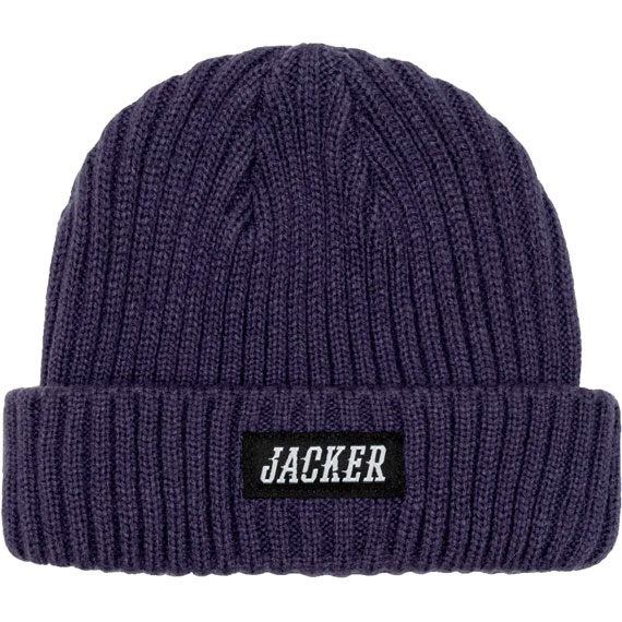 jacker beanie short logo team (purple)