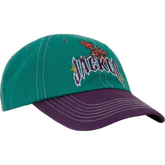jacker cap 6 panel hells bells (green/purple)