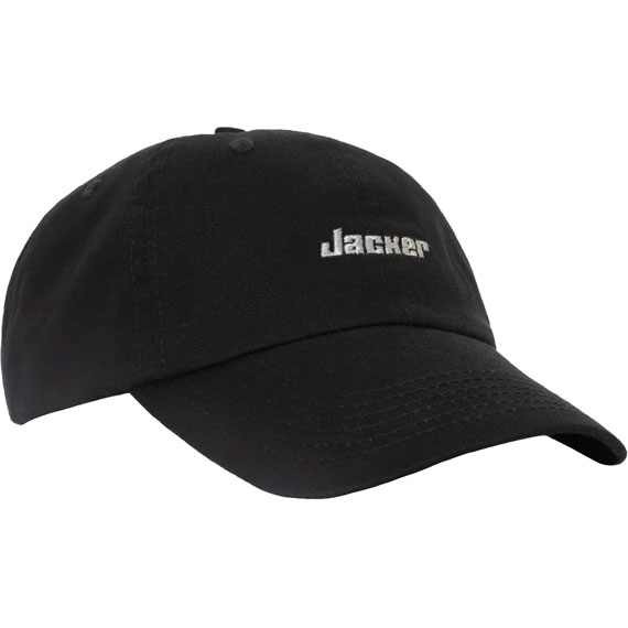 jacker cap 6 panel simple (black)