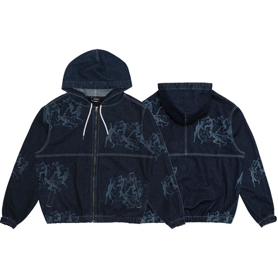 jacker jacket denim devil dance (aop)