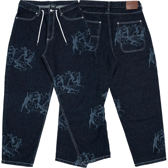 jacker pants denim baggy devil dance (aop)