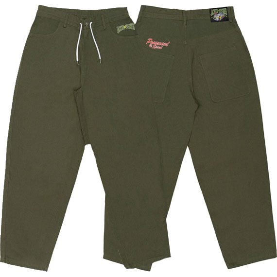 jacker pants pusher (khaki green)