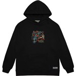 jacker sweatshirt hood distillery (black)