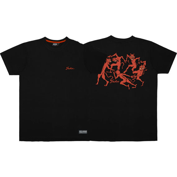 jacker tee shirt devils dance (black)
