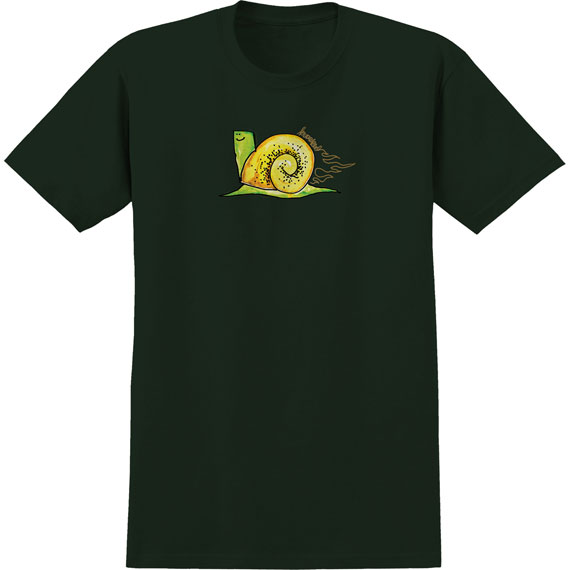 krooked tee shirt flame snail (forest)